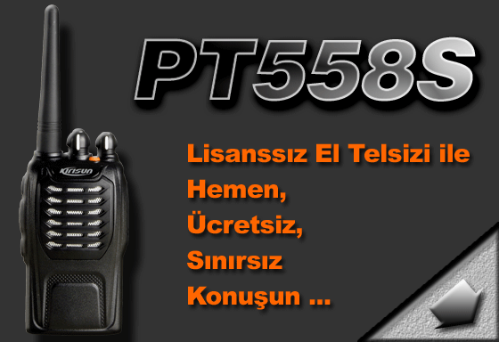 PT558S Lisanssız El Telsizi